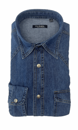 6155 - Vestibilità Regular - Collo Italiano - Manica Lunga - tg. S-3XL - No Logo